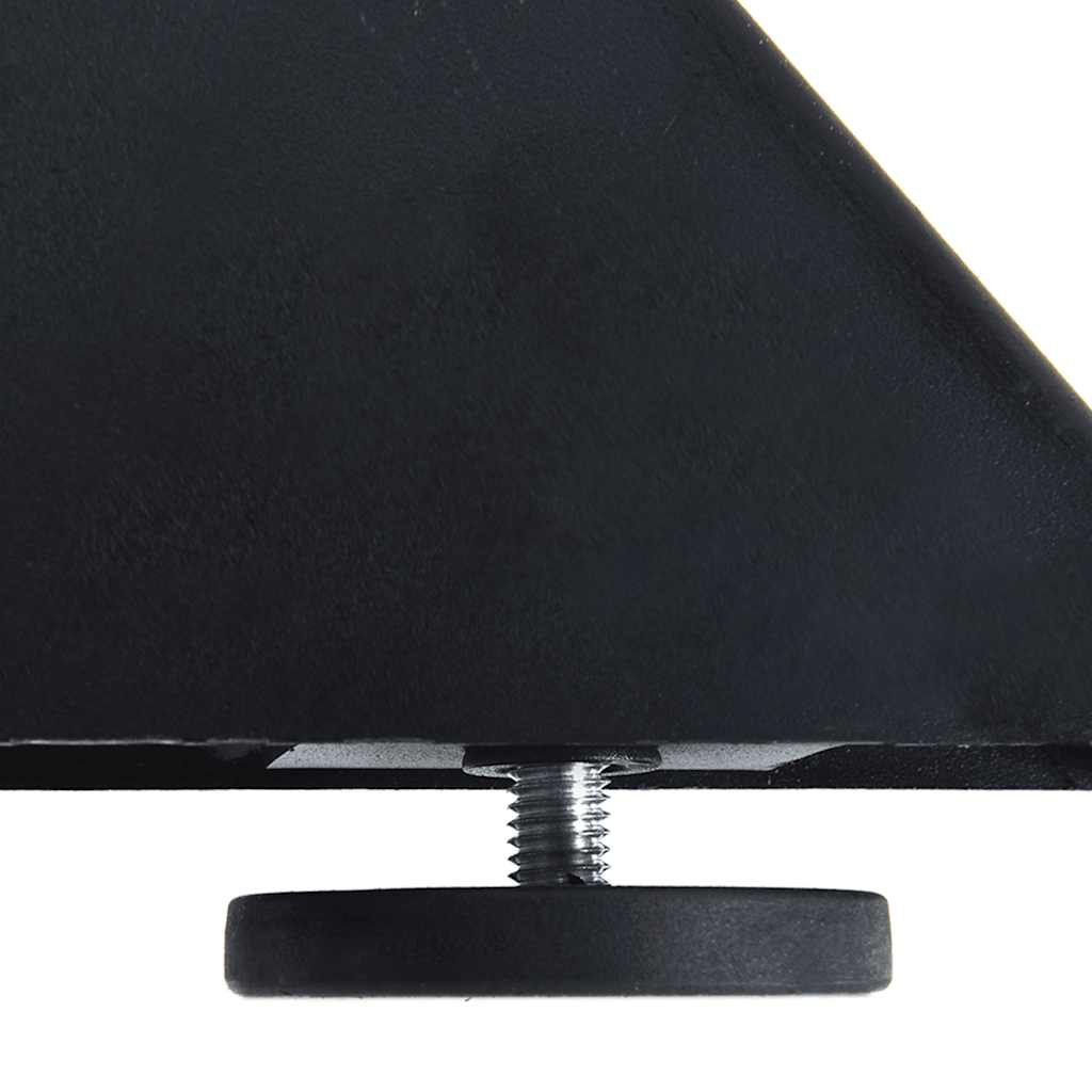 Salongbordben edderkoppformet antrasitt 98x58x(42-43) cm stål