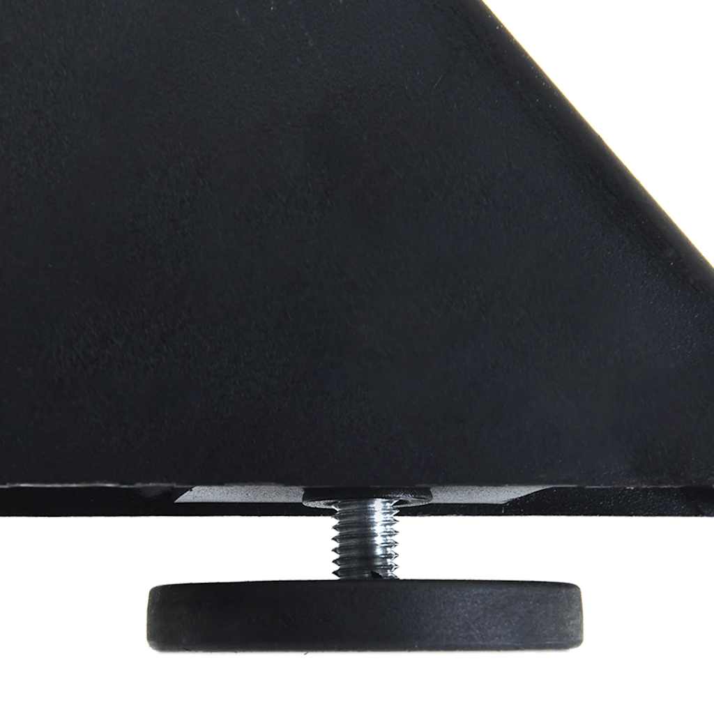 Spisebordben edderkoppformet antrasitt 120x68x(72-73) cm stål