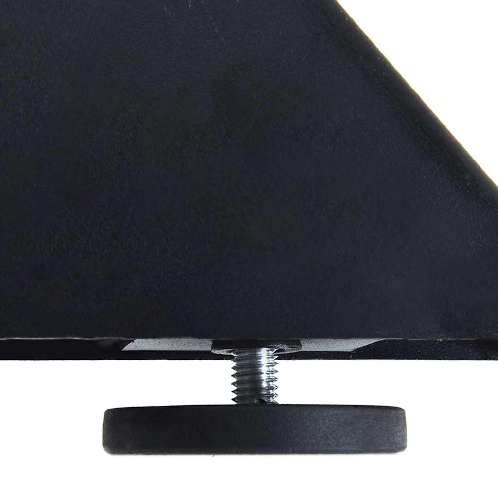 Spisebordben edderkoppformet antrasitt 150x78x(72-73) cm stål