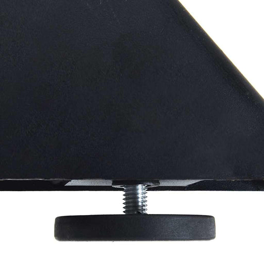 Spisebordben edderkoppformet antrasitt 150x78x(72-73) cm stål