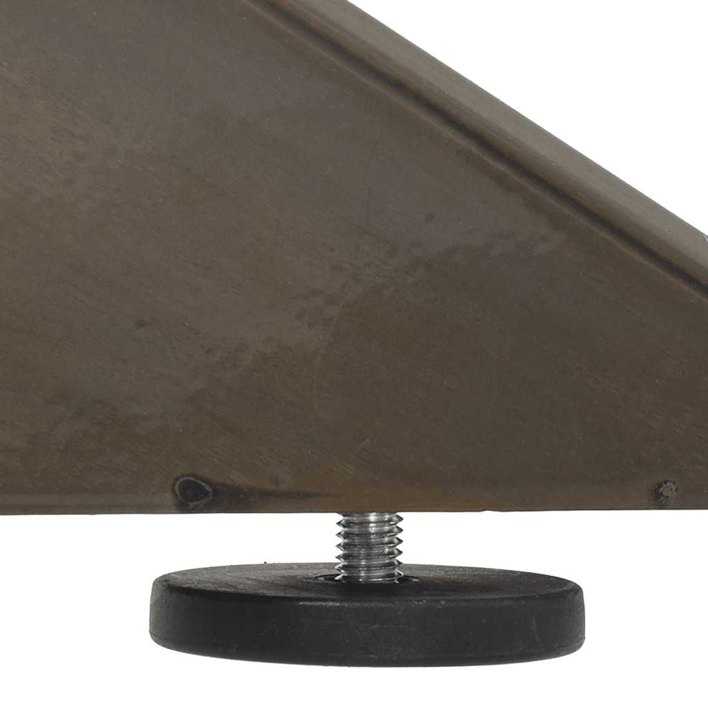 Spisebordben edderkoppformet svart 150x78x(72-73) cm stål