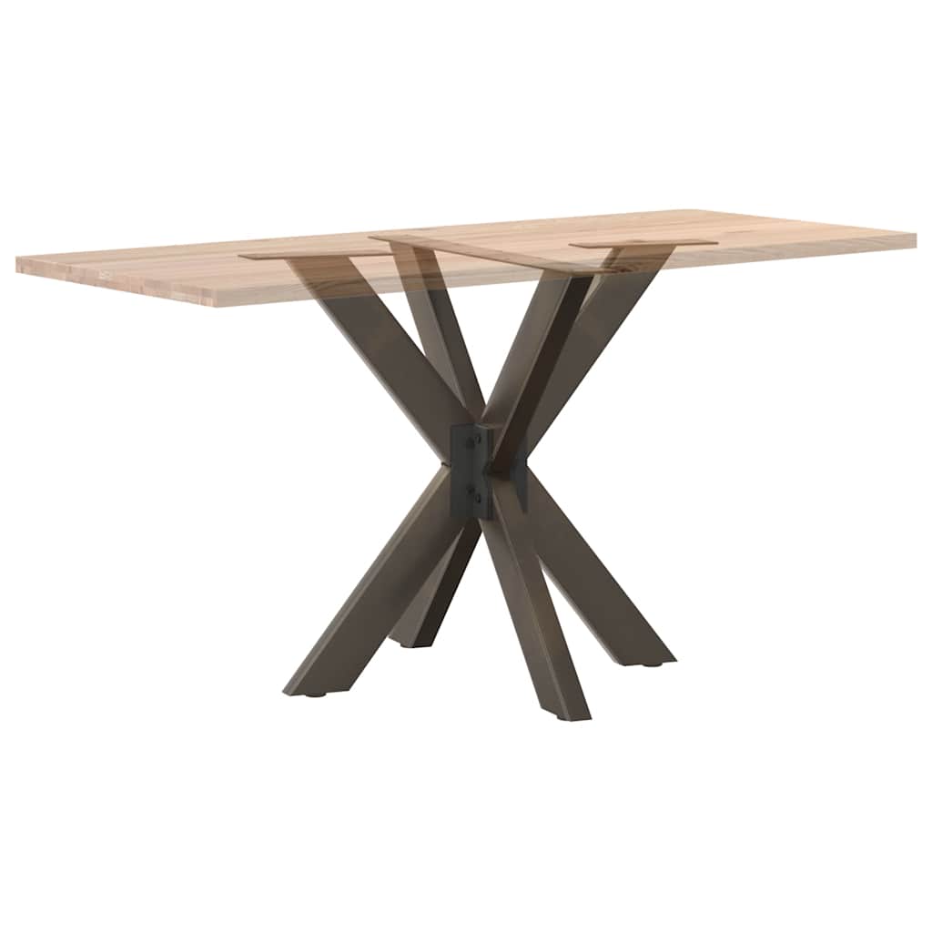 Spisebordben edderkoppformet svart 85x85x(72-73) cm stål