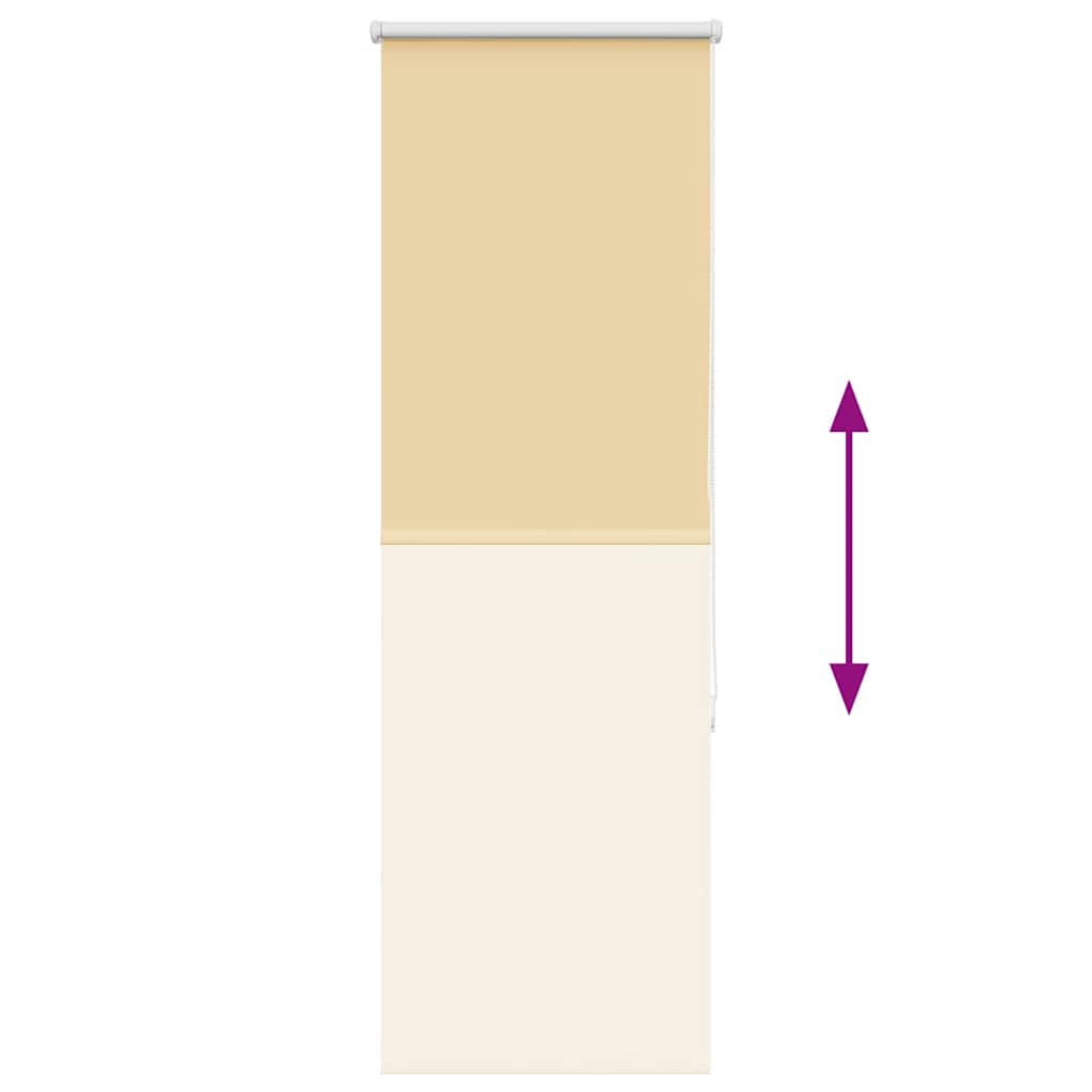 Rullegardin lystette 45x130 cm stoff bredde 40,7 cm polyester vidaXL