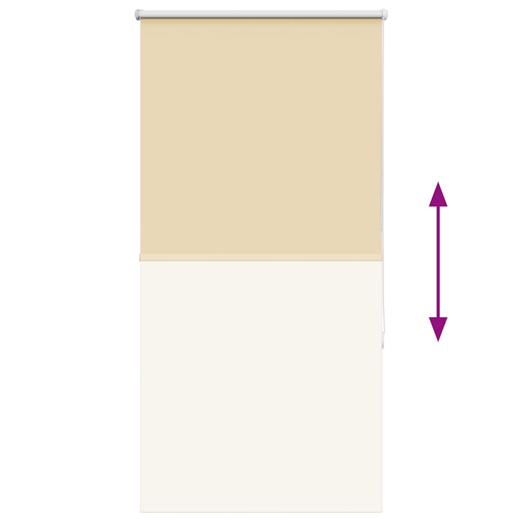 Rullegardin lystette 75x130 cm stoff bredde 70,7 cm polyester vidaXL