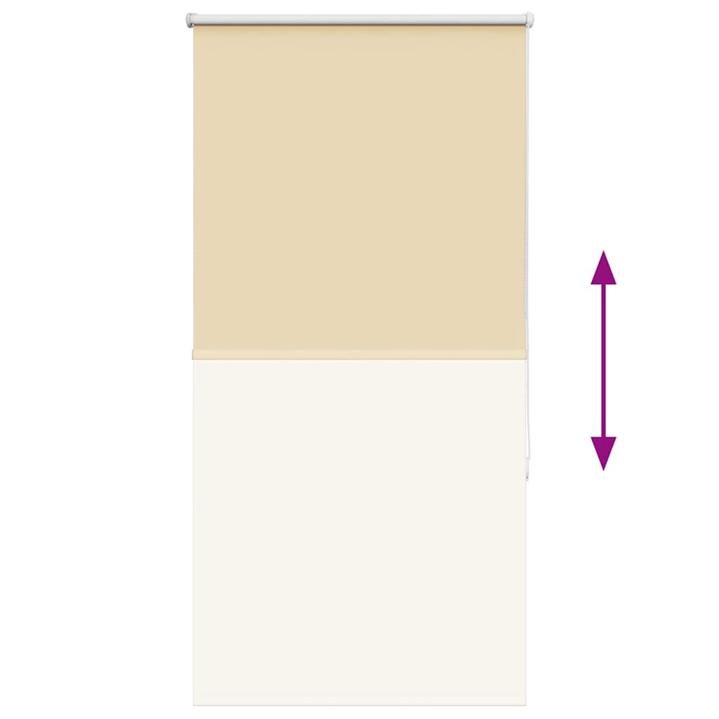 Rullegardin lystette 85x130 cm stoff bredde 80,7 cm polyester vidaXL