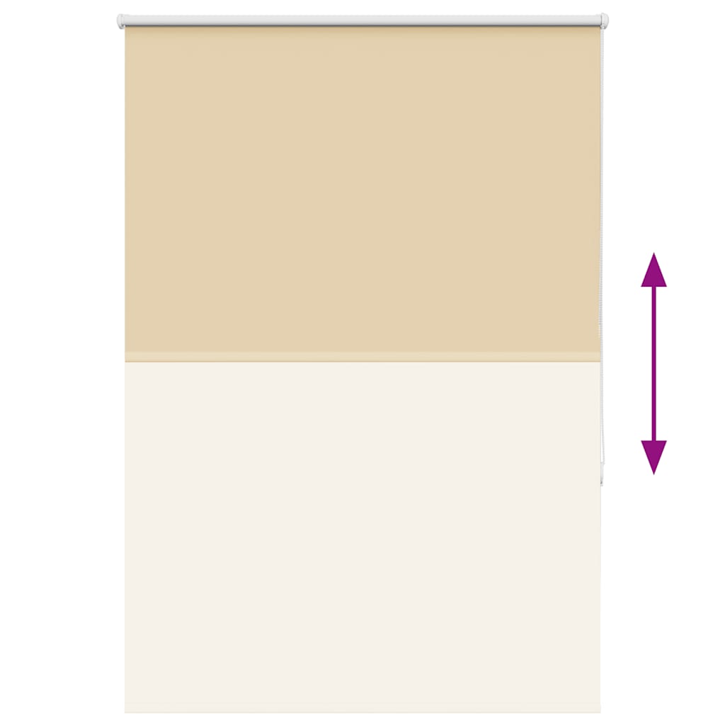 Rullegardin lystette 115x130 cm stoff bredde 110,7 cm polyester vidaXL