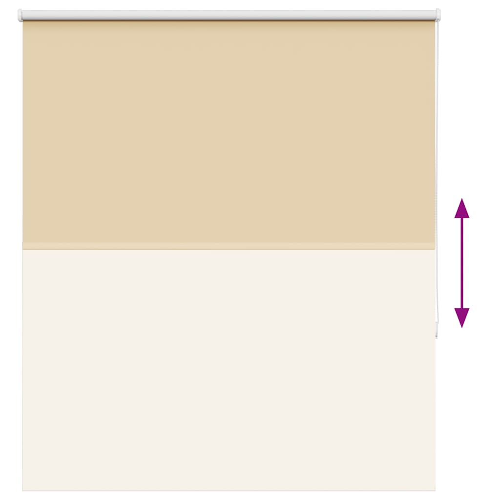 Rullegardin lystette 140x130 cm stoff bredde 136,6 cm polyester vidaXL