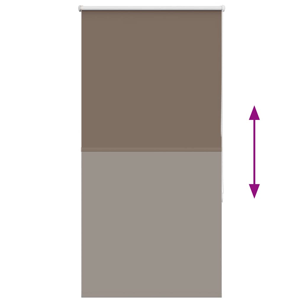 Rullegardin lystette 80x175 cm stoff bredde 75,7 cm polyester vidaXL