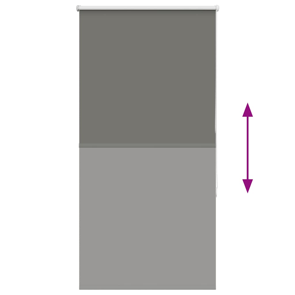 Rullegardin lystette 70x130 cm stoff bredde 65,7 cm polyester vidaXL