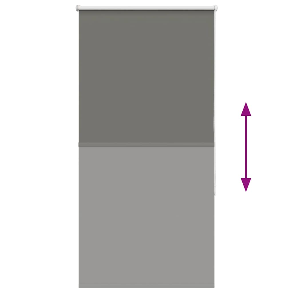 Rullegardin lystette 85x130 cm stoff bredde 80,7 cm polyester vidaXL