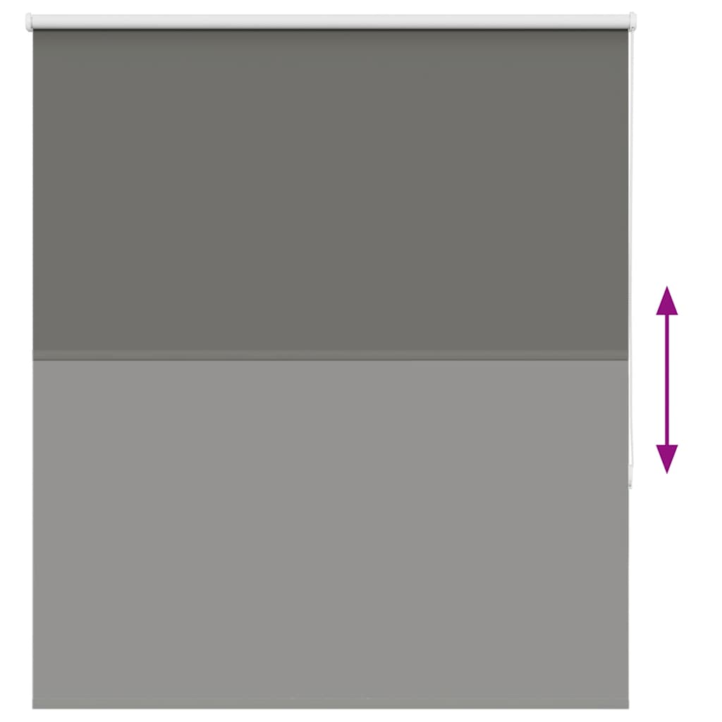 Rullegardin lystette 125x130 cm stoff bredde 121,6 cm polyester vidaXL