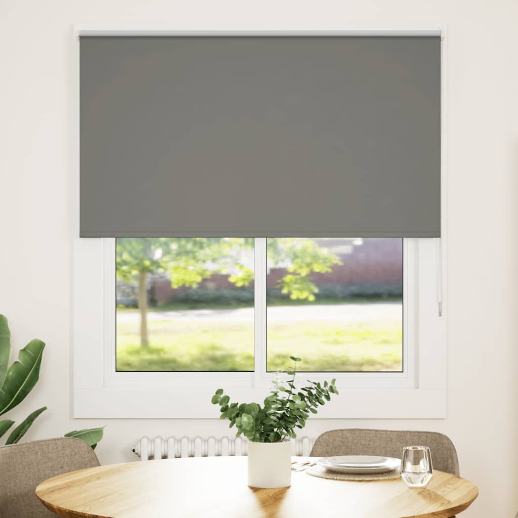 Rullegardin lystette 125x130 cm stoff bredde 121,6 cm polyester vidaXL