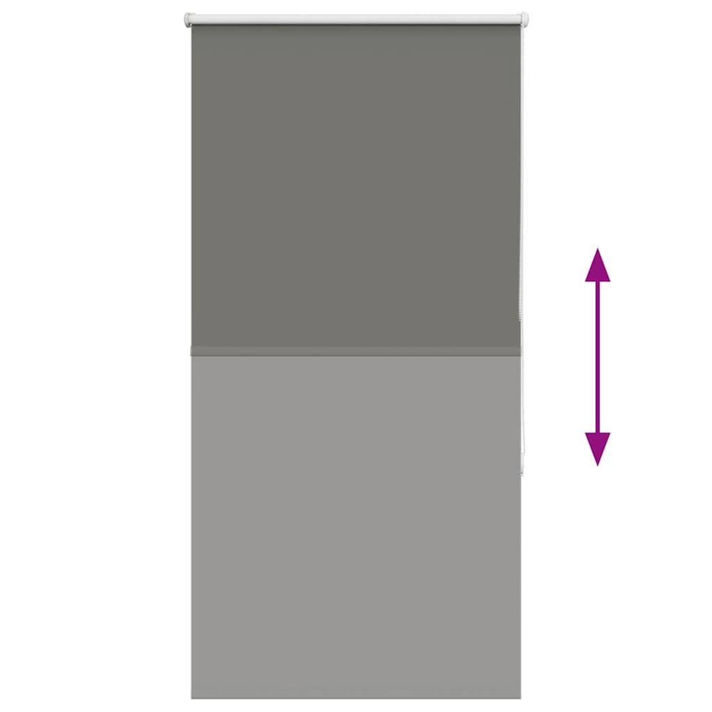 Rullegardin lystette 80x150 cm stoff bredde 75,7 cm polyester vidaXL