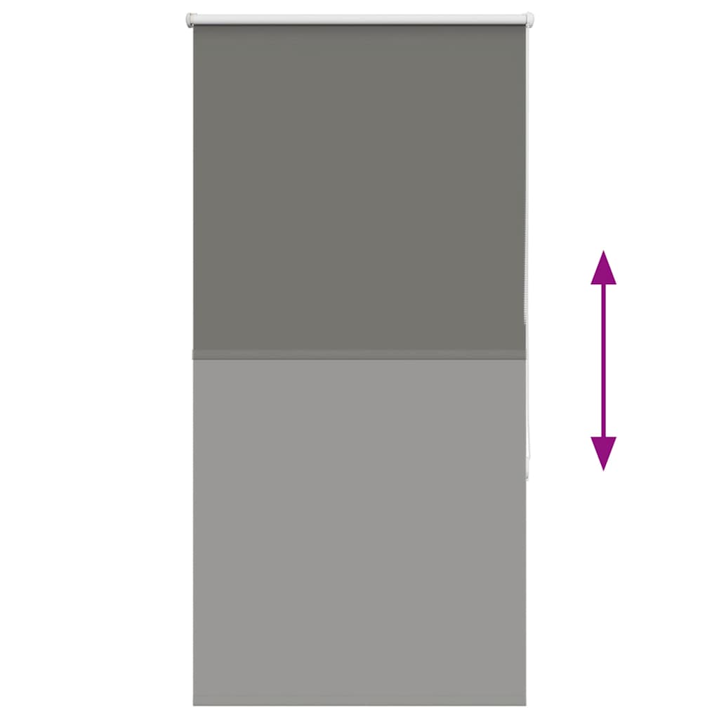 Rullegardin lystette 75x175 cm stoff bredde 70,7 cm polyester vidaXL