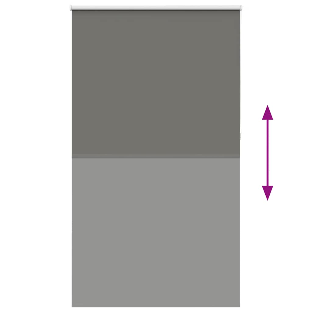 Rullegardin lystette 130x230 cm stoff bredde 126,6 cm polyester vidaXL