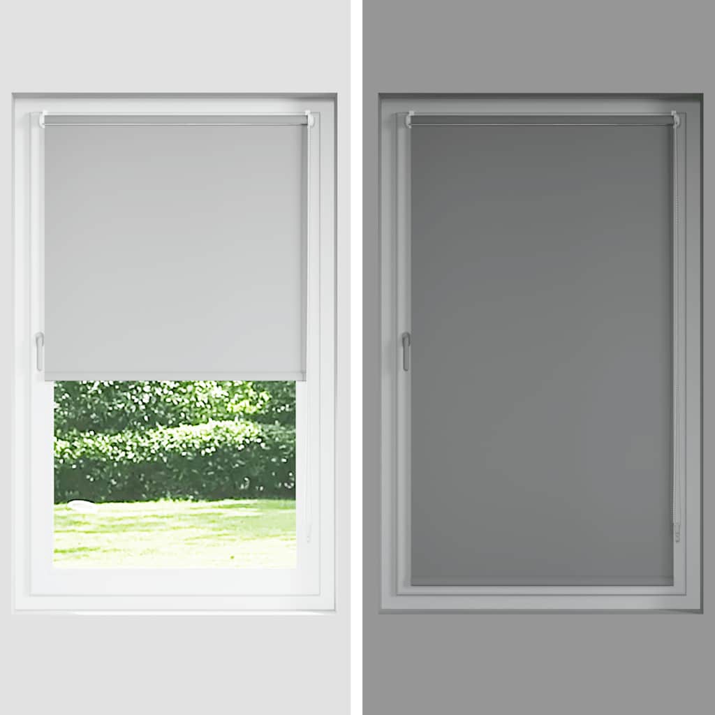 Rullegardin lystette 80x210 cm stoff bredde 75,7 cm polyester vidaXL