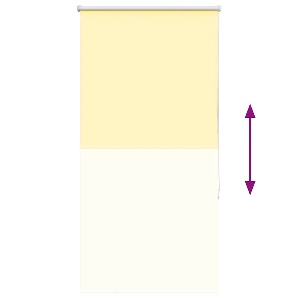 Rullegardin lystette 75x130 cm stoff bredde 70,7 cm polyester vidaXL