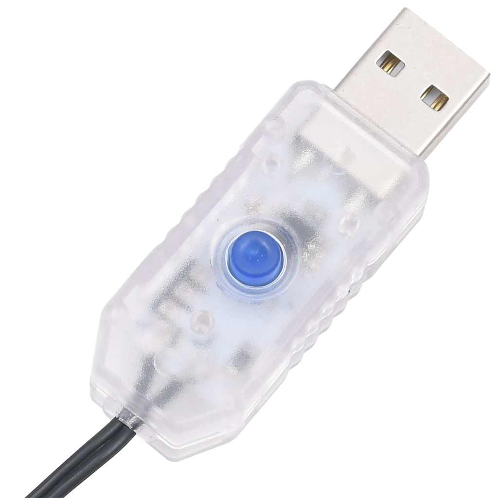 LED Juletre 363 LEDs Varm Hvit 182 cm