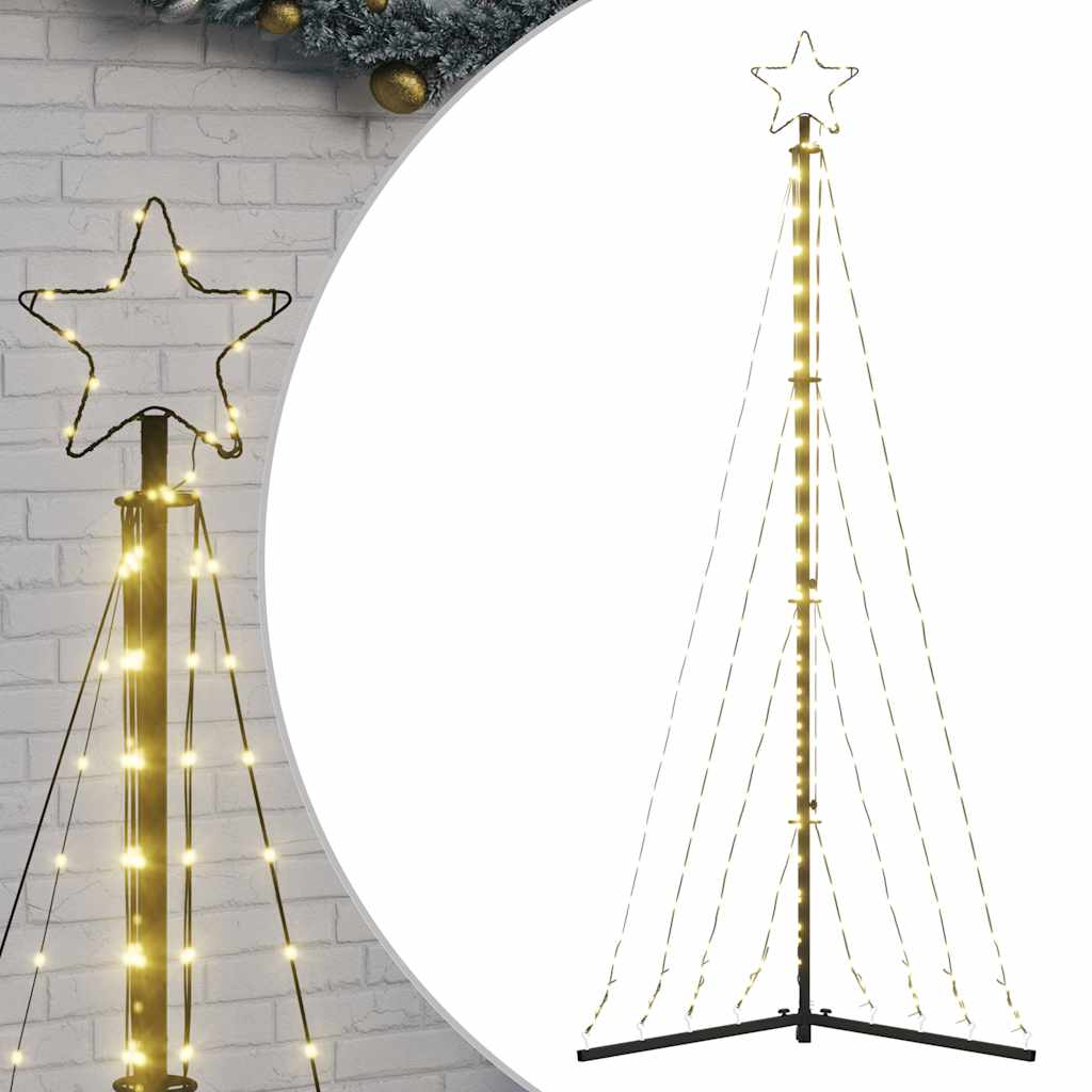 Juletrelys 339 LEDs varm hvit 182 cm