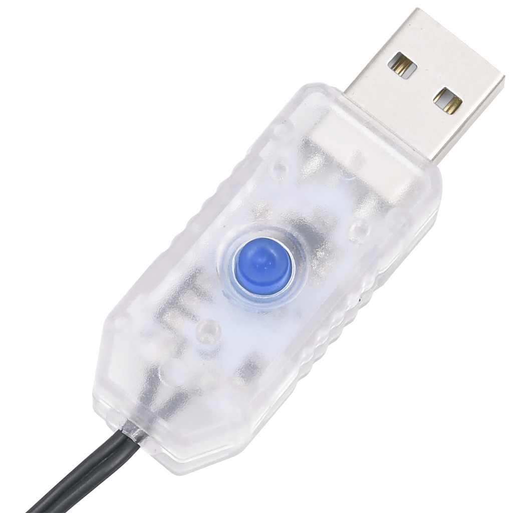 LED Juletre 339 LEDs Kald Hvit 182 cm