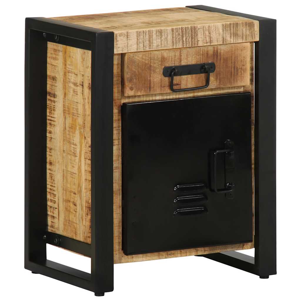 Nattbord 40x30x50 cm grovt heltre mangotre