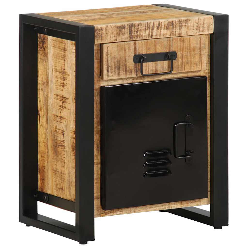 Nattbord 40x30x50 cm grovt heltre mangotre