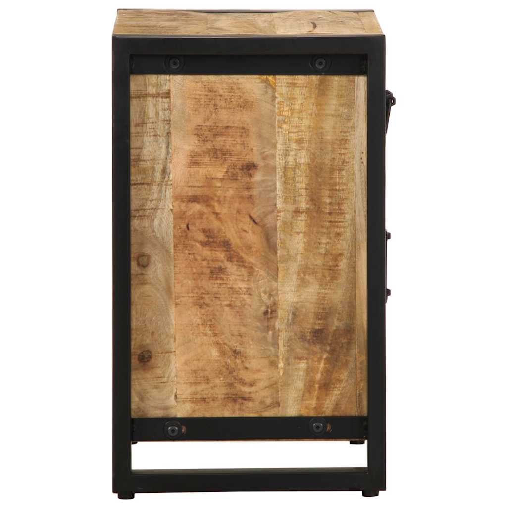 Nattbord 40x30x50 cm grovt heltre mangotre