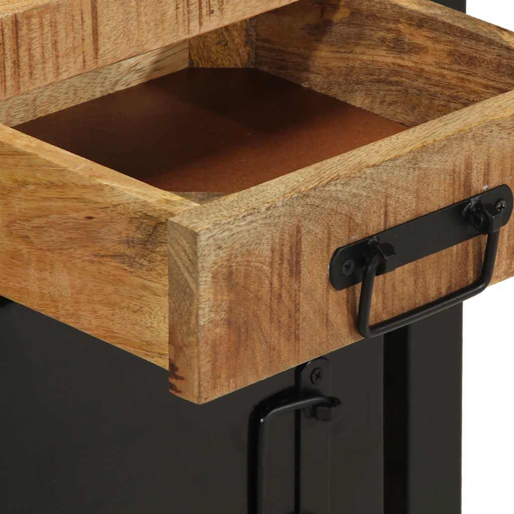 Nattbord 40x30x50 cm grovt heltre mangotre
