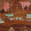 Baderomsvaskskap 55x35x60 cm gjenvunnet heltre