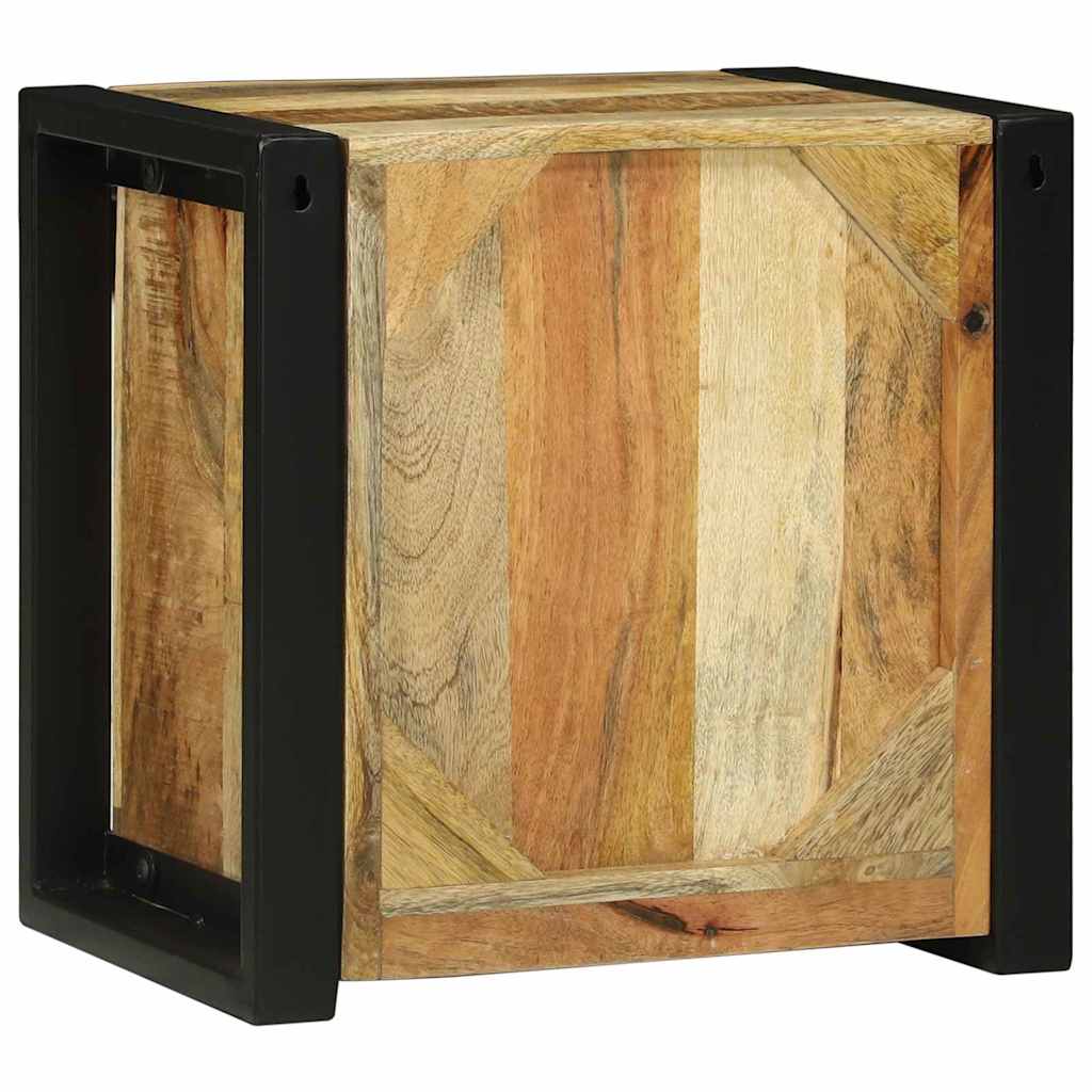 Baderomsskap med hylle Brun 40 x 30 x 40 cm Massiv mango tre