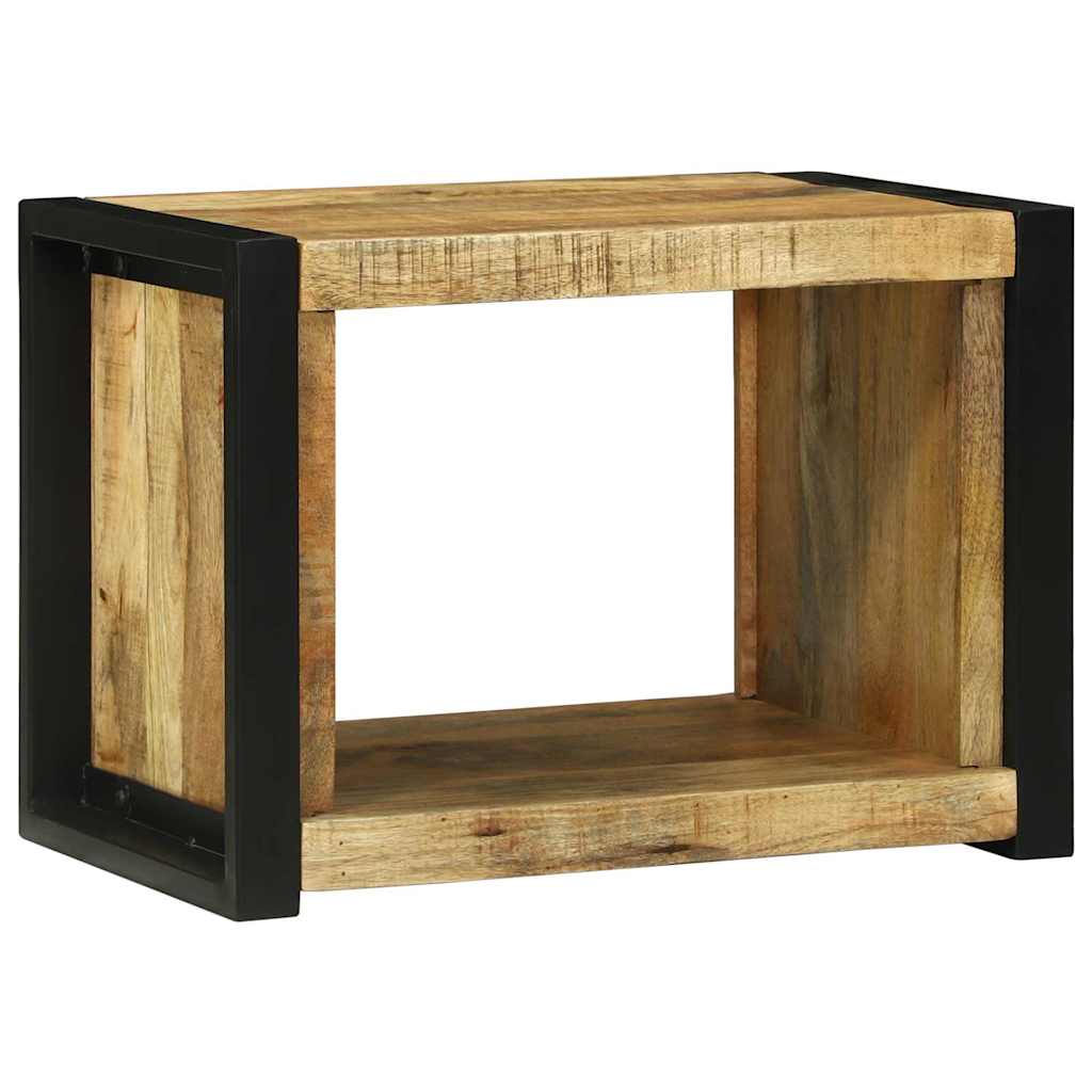 Veggcube med lagring Brun 55 x 35 x 40 cm Massiv mango tre