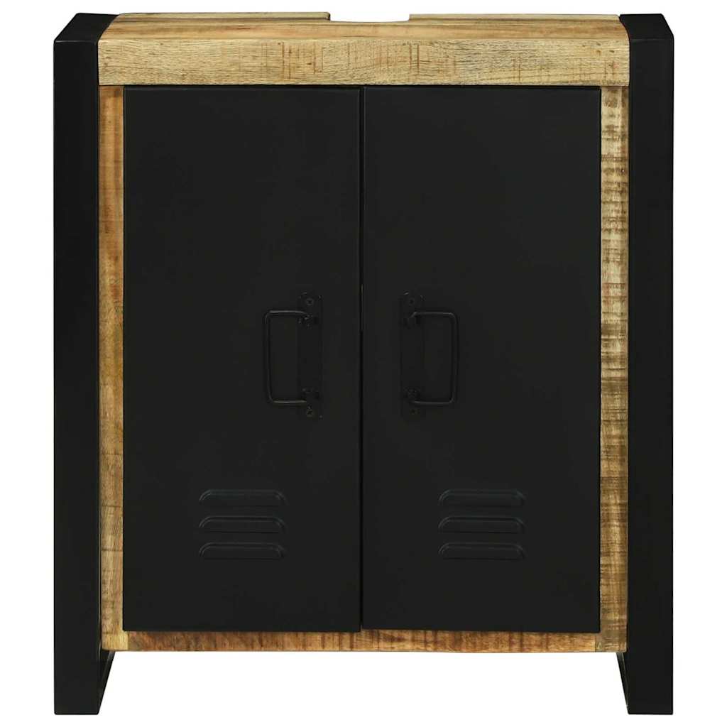 Vaskeskap med hylle Brun 55 x 35 x 60 cm Massiv mango tre