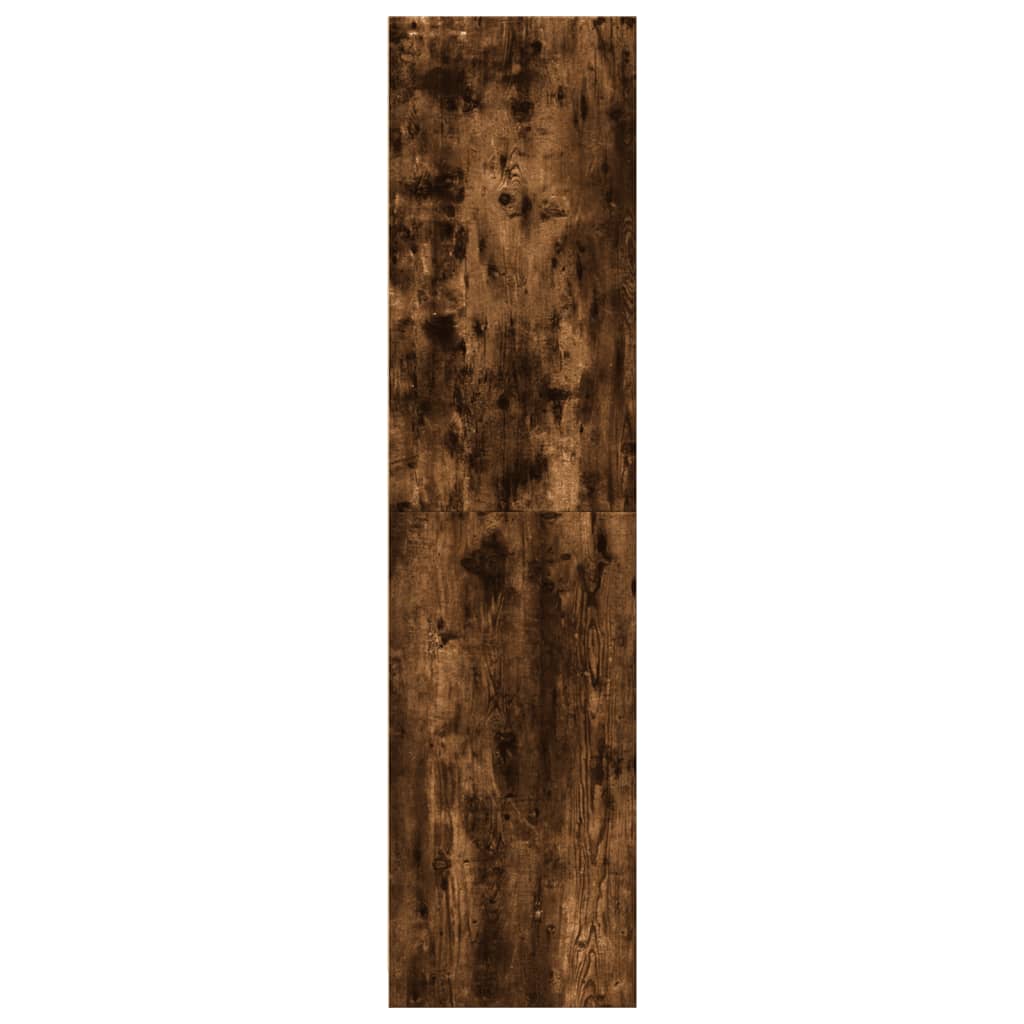 Garderobe røkt eik 30x50x200 cm konstruert tre