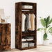 Garderobe røkt eik 80x50x200 cm konstruert tre vidaXL
