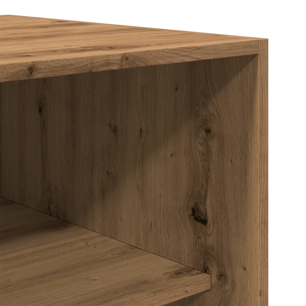 Garderobe artisan eik 80x50x200 cm konstruert tre