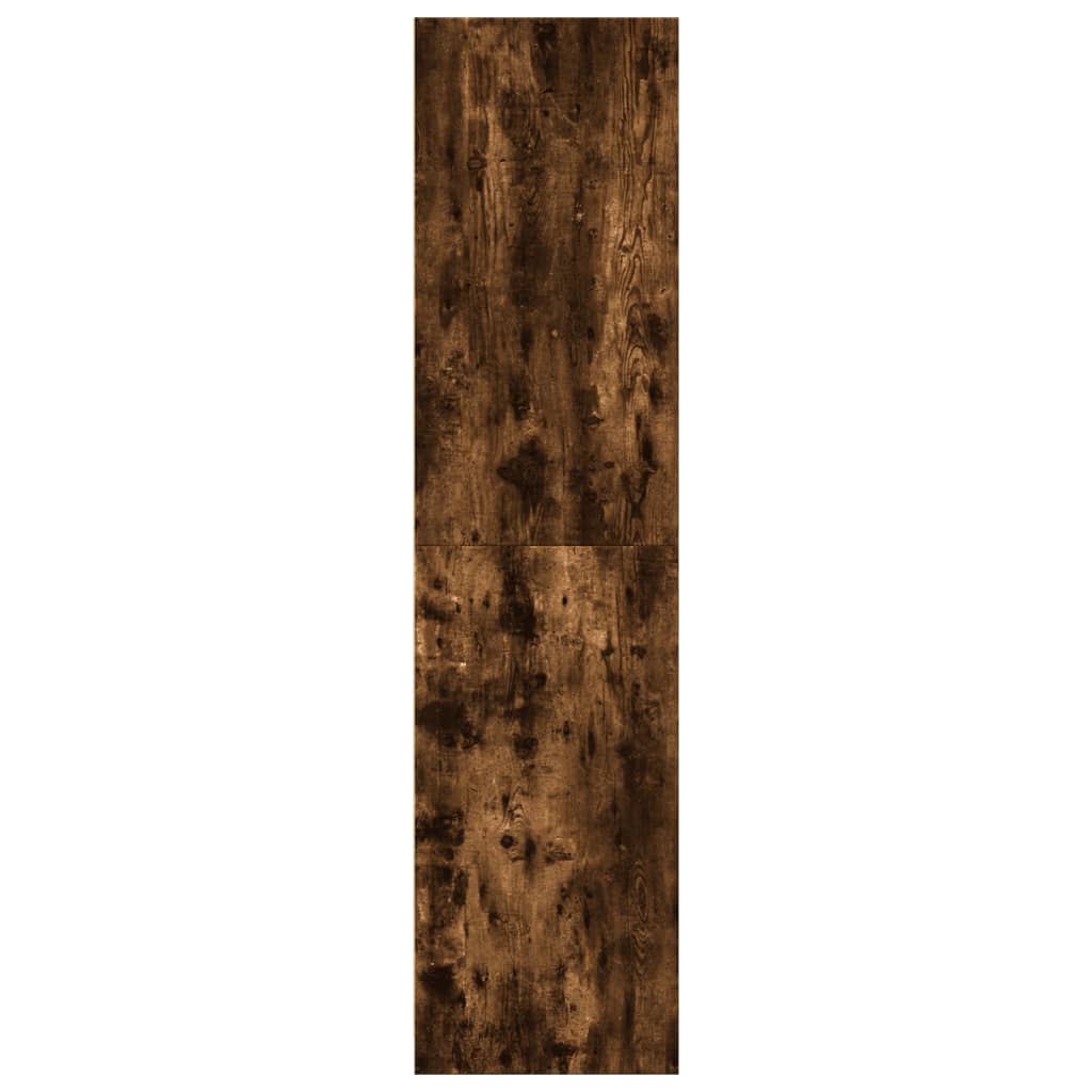 Garderobe røkt eik 30x50x200 cm konstruert tre