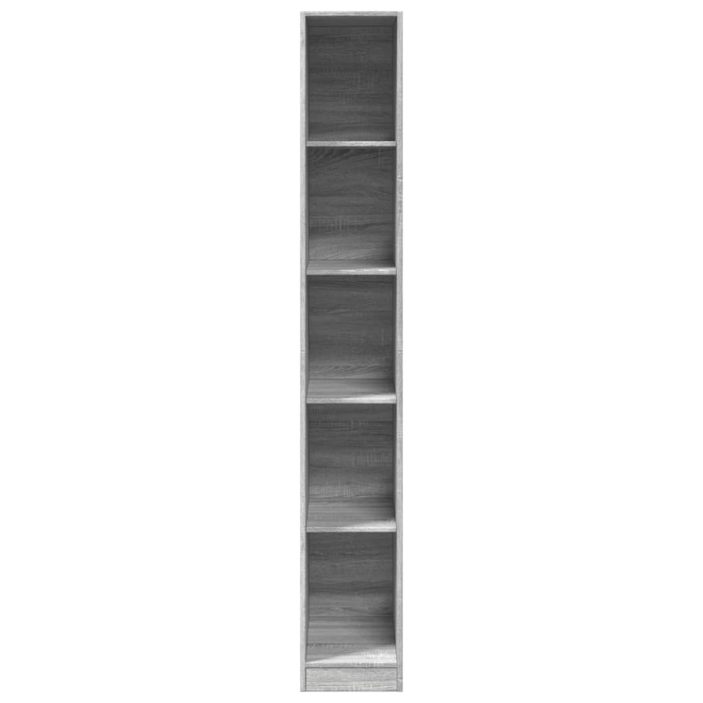 Garderobe grå sonoma 30x50x200 cm konstruert tre