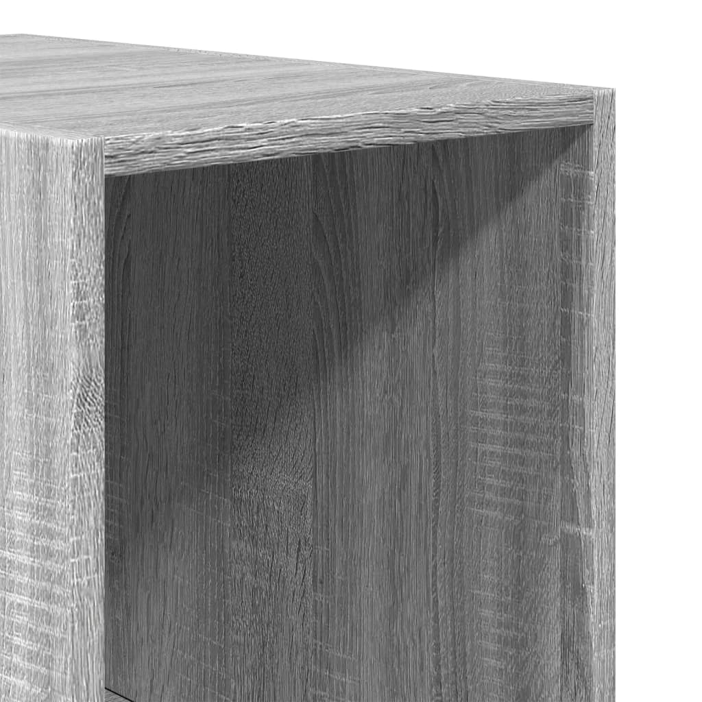 Garderobe grå sonoma 30x50x200 cm konstruert tre