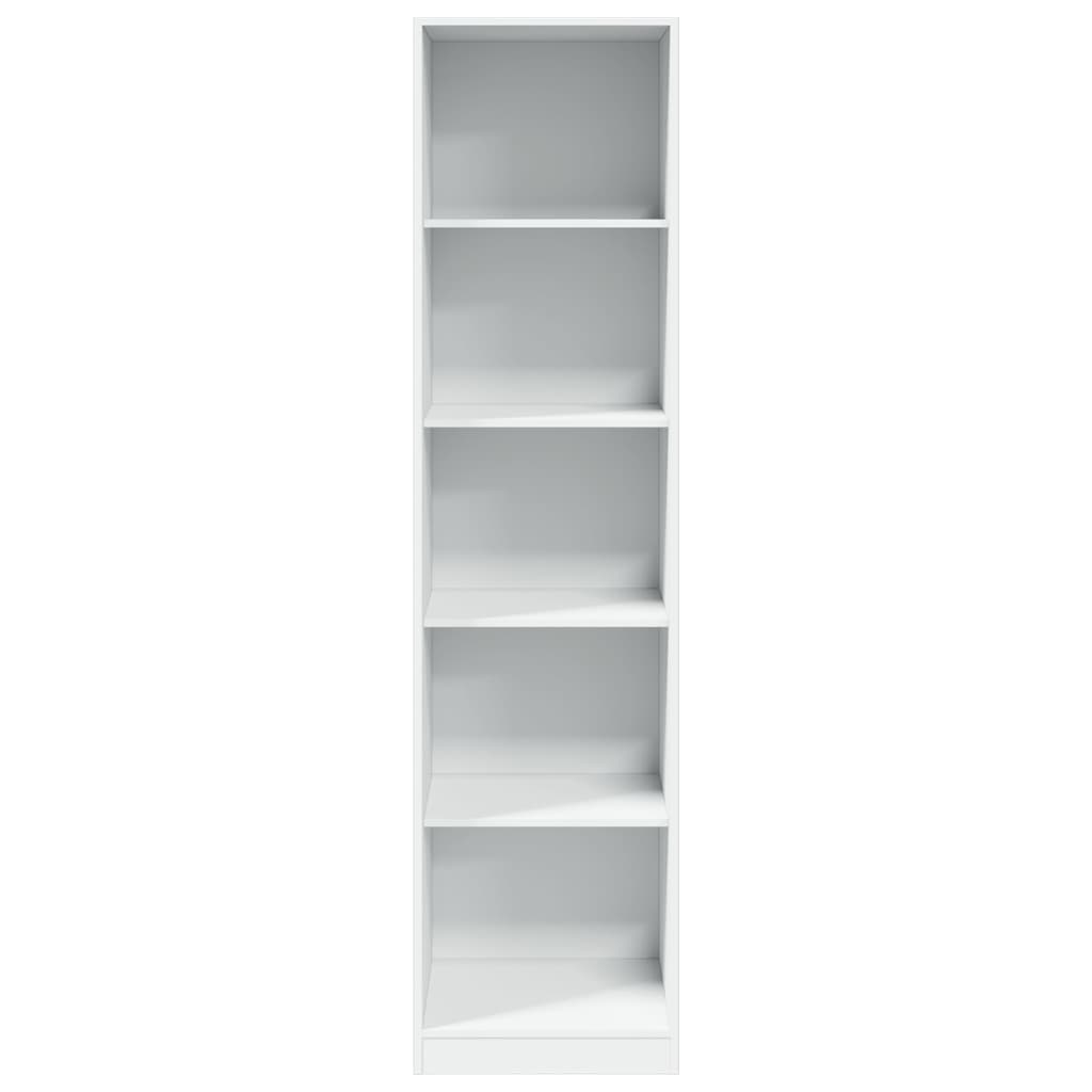 Garderobe hvit 50x50x200 cm konstruert tre