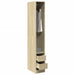 Garderobe sonoma eik 30x50x200 cm konstruert tre