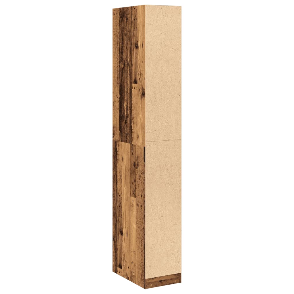 Garderobe gammelt tre 30x50x200 cm konstruert tre
