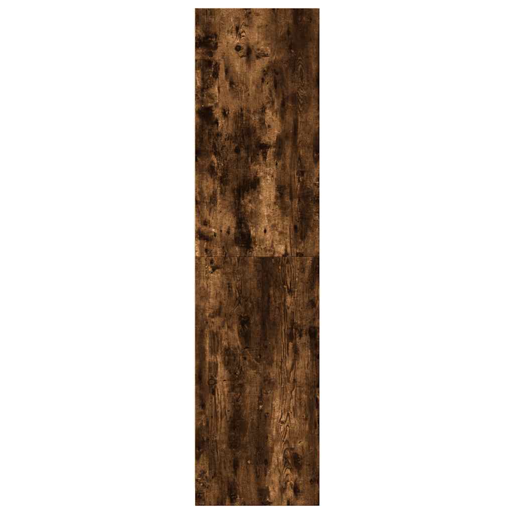 Garderobe røkt eik 80x50x200 cm konstruert tre