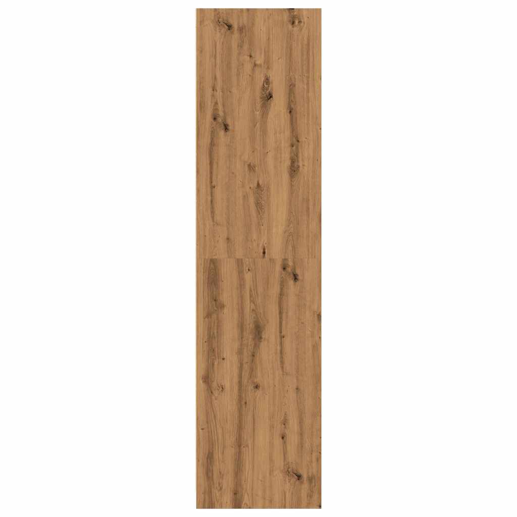 Garderobe artisan eik 80x50x200 cm konstruert tre