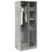 Garderobe betonggrå 80x50x200 cm konstruert tre