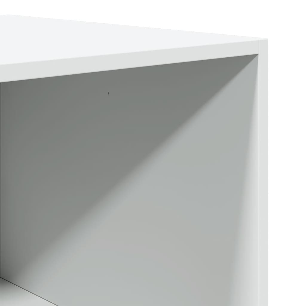 Garderobeskap hvit 100x50x200 cm sponplate vidaXL