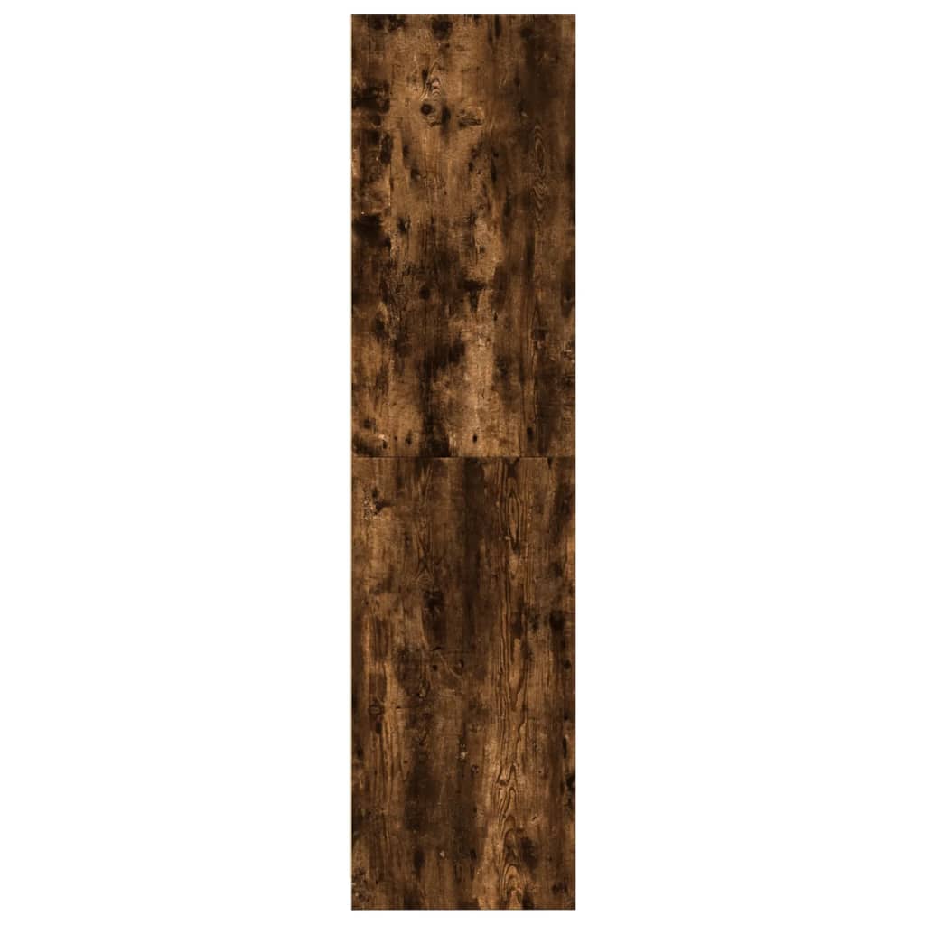 Garderobe røkt eik 100x50x200 cm konstruert tre