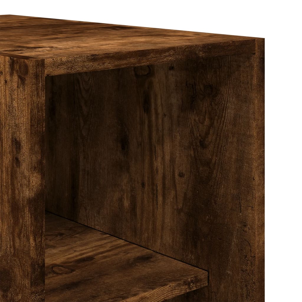Garderobe røkt eik 30x50x200 cm konstruert tre