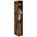 Garderobe røkt eik 30x50x200 cm konstruert tre