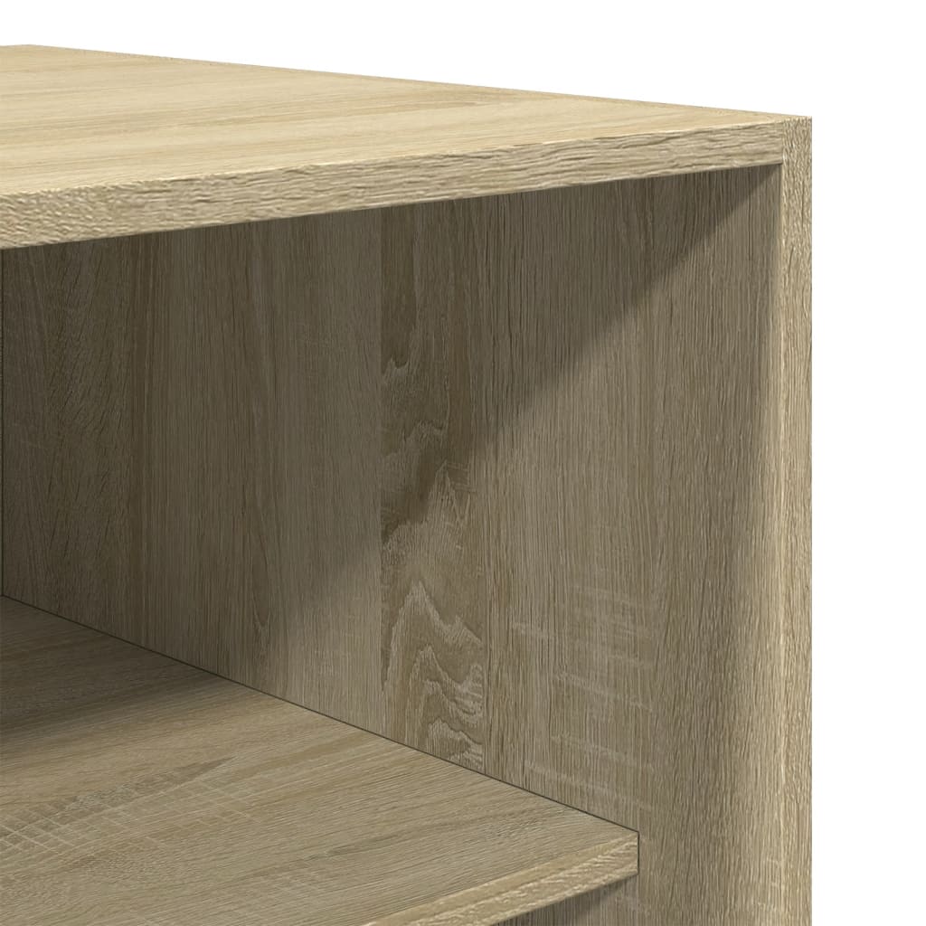 Garderobe sonoma eik 80x50x200 cm konstruert tre