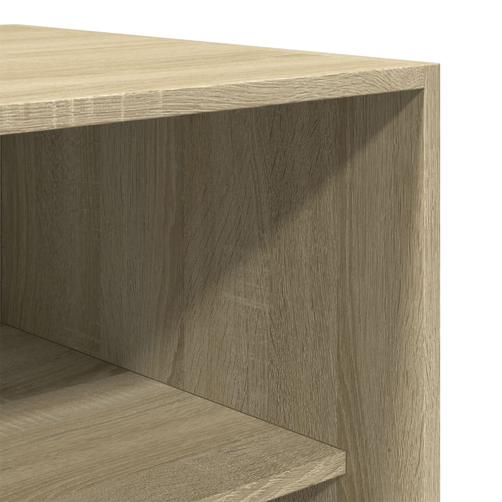 Garderobe sonoma eik 100x50x200 cm sponplate